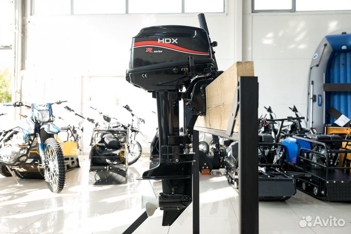Лодочный мотор HDX T 9.8 BMS витрина