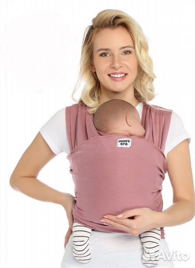 Трикотажный слинг-шарф