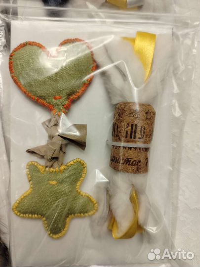 Игрушки для кошек набор 2 шт в упаковке разные