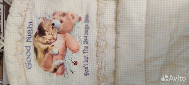 Бортики и балдахин в детскую кроватку