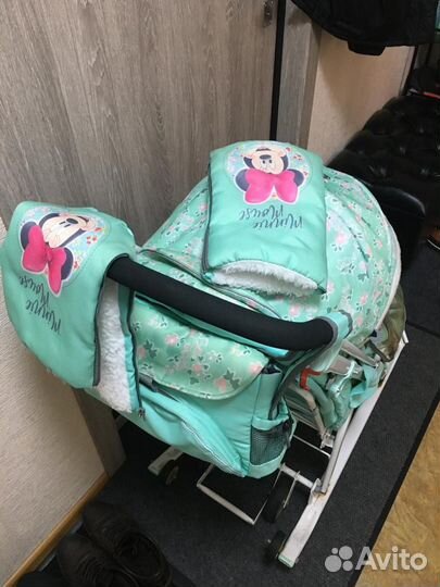 Санки коляска nika disney