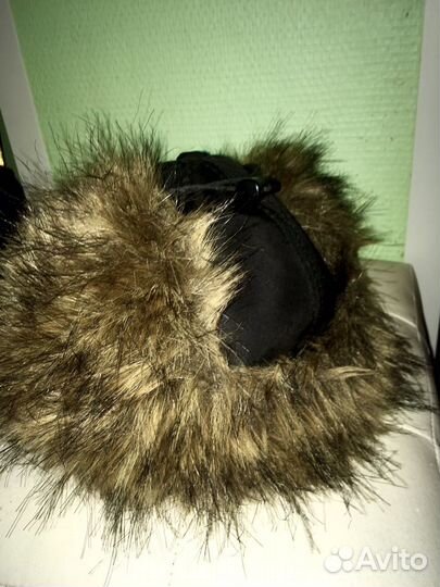 Кепка зима утепленная с ушами р.54
