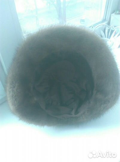 Винтаж. Норковая шапочка, раз. 56/57