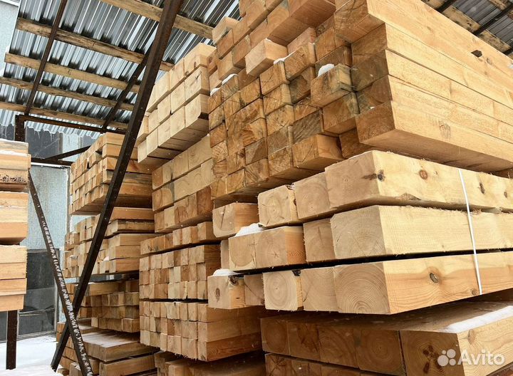 Доска обрезная 40х150х6000мм от производителя