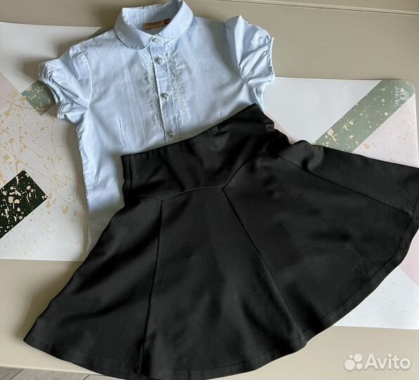 Школьная одежда для девочек 128-134 см(+рюкзак)