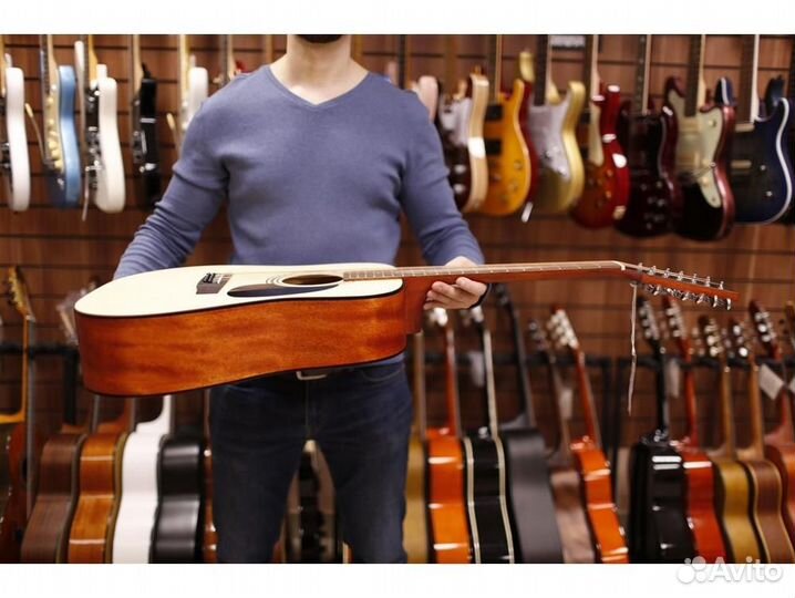 Cort AD810-12-wbag-OP - Акустическая гитара 12-стр