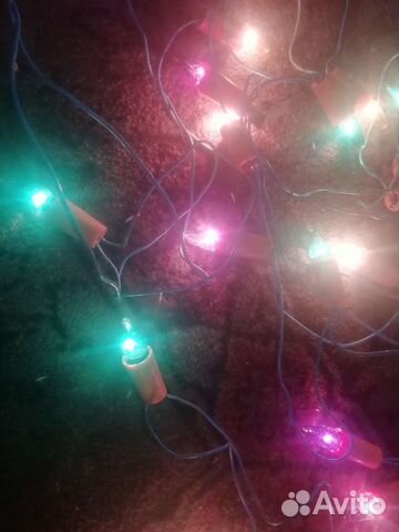 Елочная гирлянда СССР. Рабочая