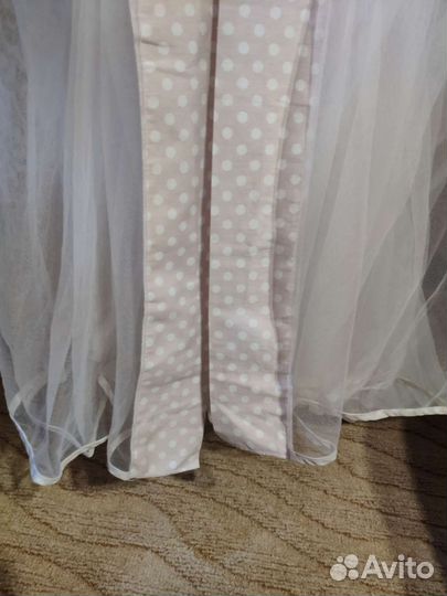 Бортики и балдахин в кроватку