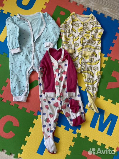 Одежда для девочки 68 74 пакетом