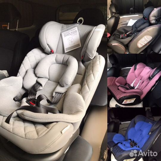 Автокресла 0-36 isofix, штатный ремень