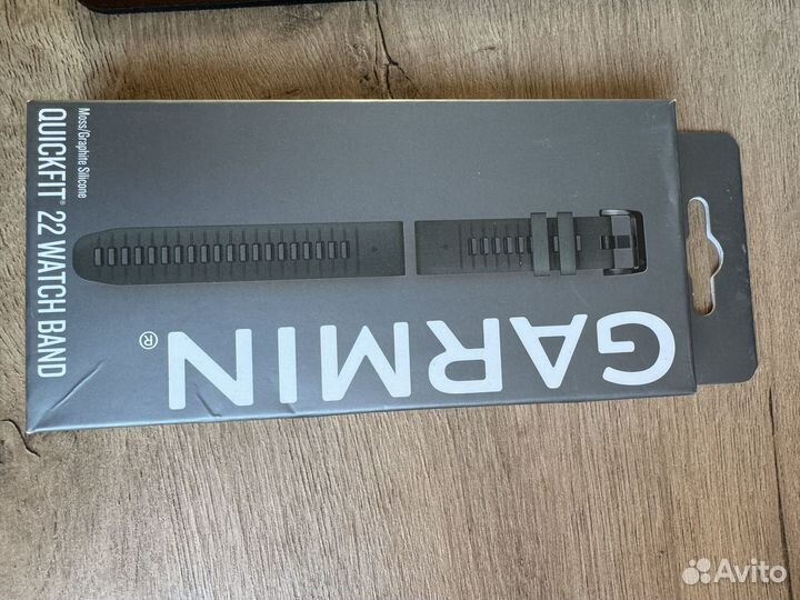 Moss/Graphite Silicone quickfit 22 watch band