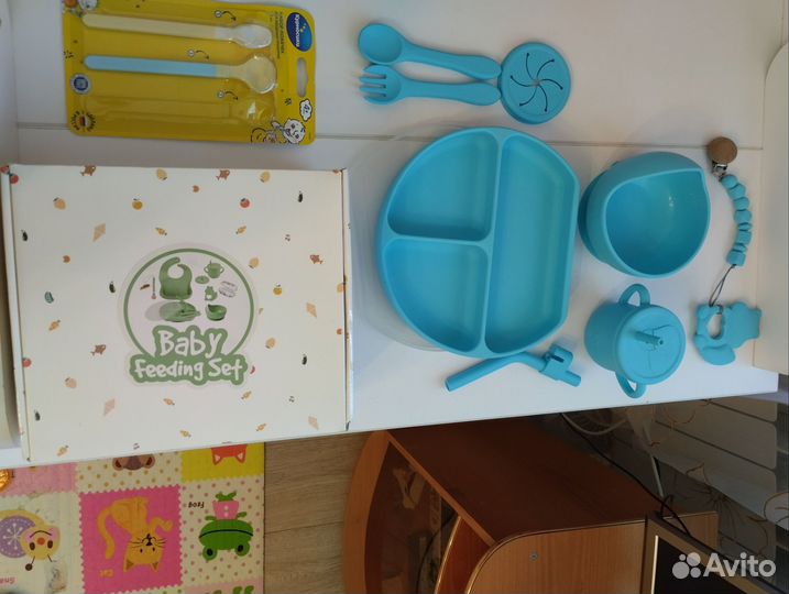 Набор столовой посуды для малышей полный комплект