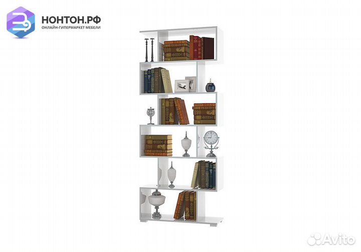 Стеллаж Слим белый глянец