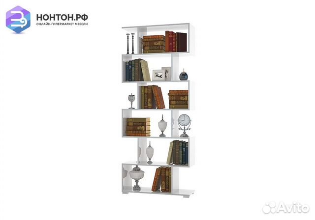 Стеллаж Слим белый глянец