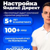 Настройка Яндекс Директ, контекстная. Директолог, Белгород