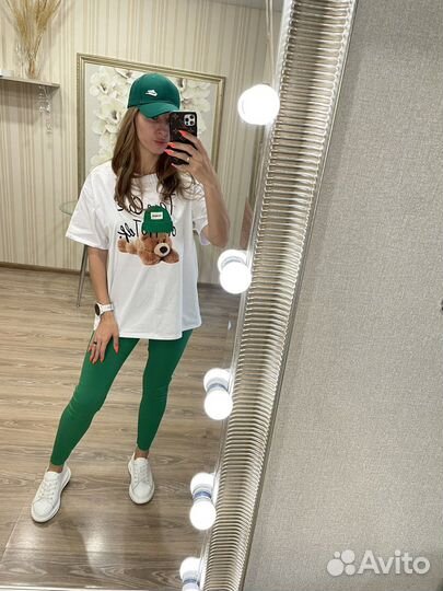 Костюм леггинсы футболка