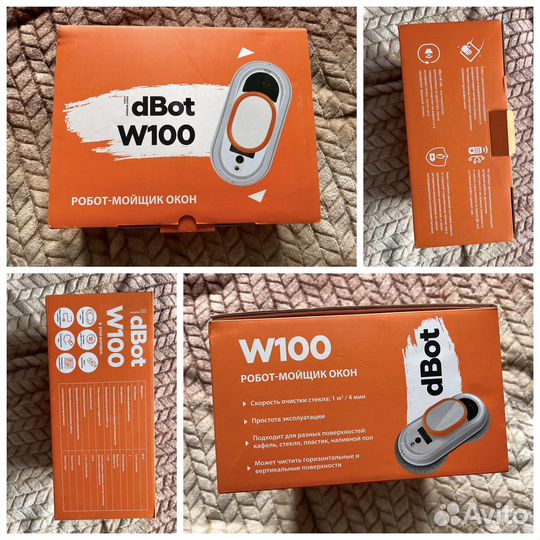 Робот мойщик окон dBot W100, стеклоочиститель