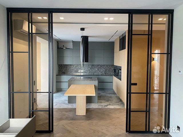 Перегородка из стекла под заказ