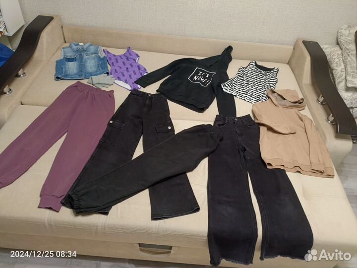 Вещи пакетом для девочки 140-146