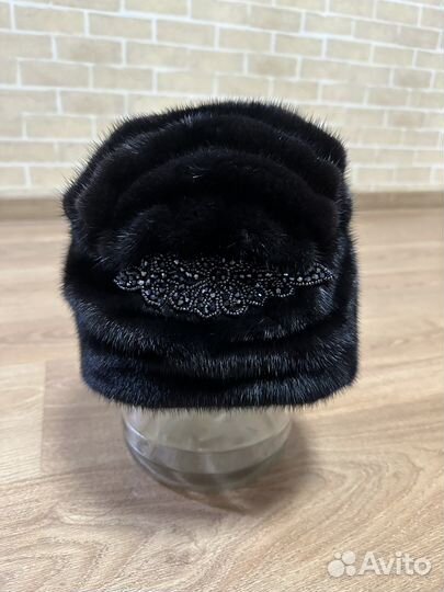 Шапка норковая женская