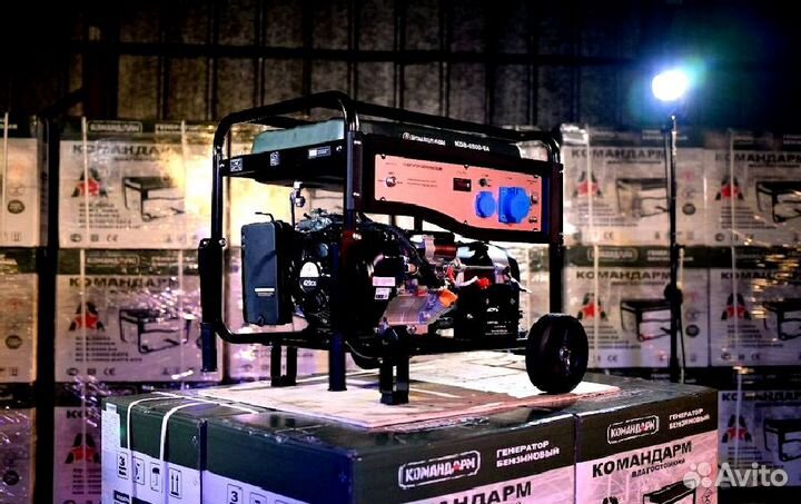 Бензиновый генератор Командарм 5 квт