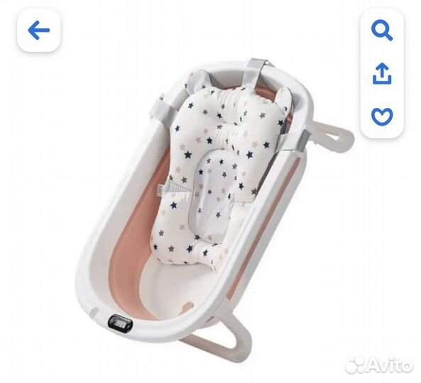 Детская ванночка для купания складная