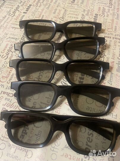 Очки 3д - 5 шт