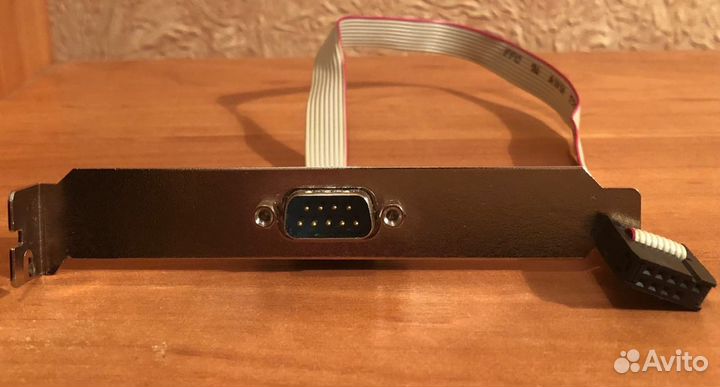Планка (COM) на заднюю панель корпуса, 9pin
