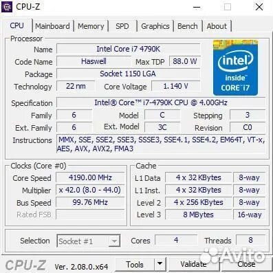 I7 4790k + z87 + 16gb ddr3