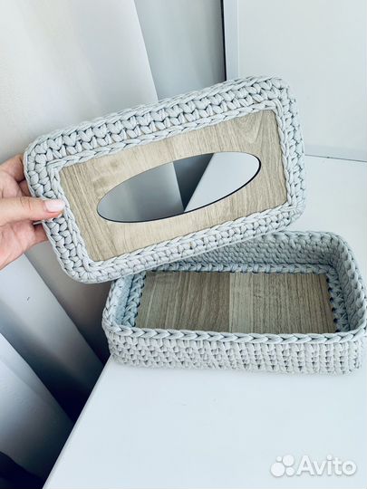 Салфетница из трикотажной пряжи