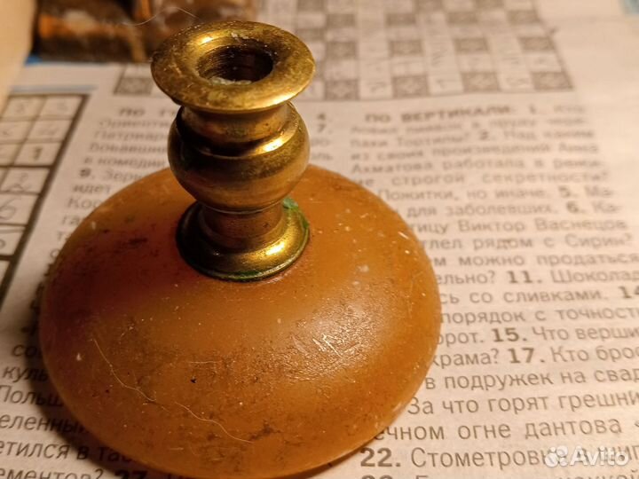 Подсвечник бронза винтаж