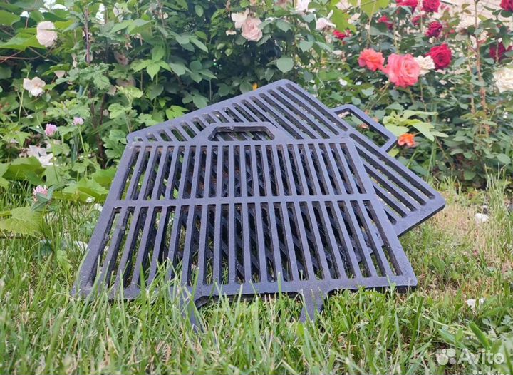 Чугунная решетка гриль