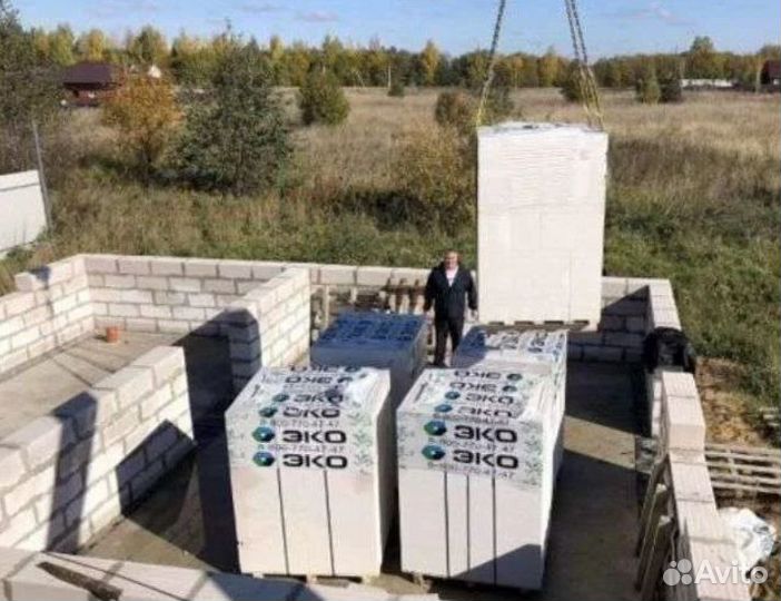 Газобетон эко D500 B3,5 150x250x600