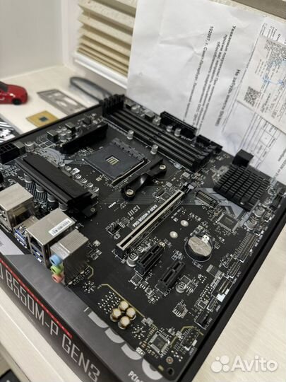 Комплект Ryzen5 5500 +B550M Pro MSI днс +16gb 3200