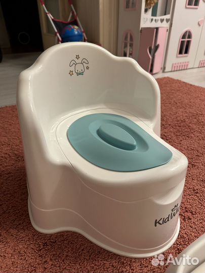 Горшок детский + накладка на унитаз мягкая