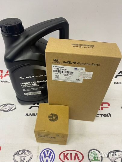 Фильтра и масло Hyundai Solaris 2 / Kia Rio 4