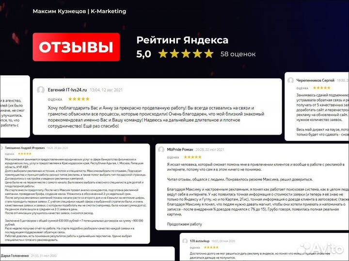 Директолог - Настройка и ведение Яндекс Директ