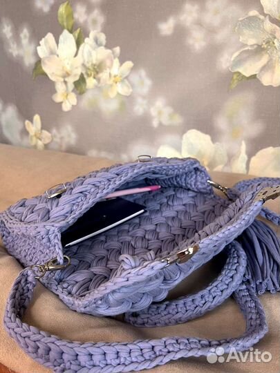 Сумка женская вязаная