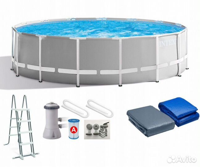 26726 Каркасный бассейн Prism Frame 457x122см