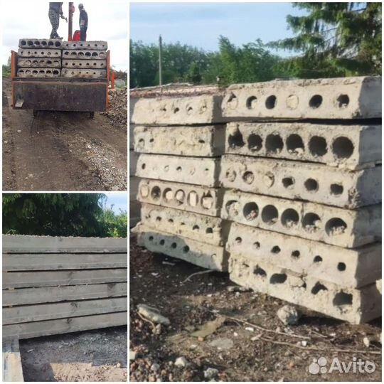 Плиты перекрытия пустотные