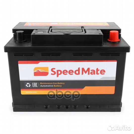 АКБ speedmate Excell 12V 74Ah 680A 278x175x190