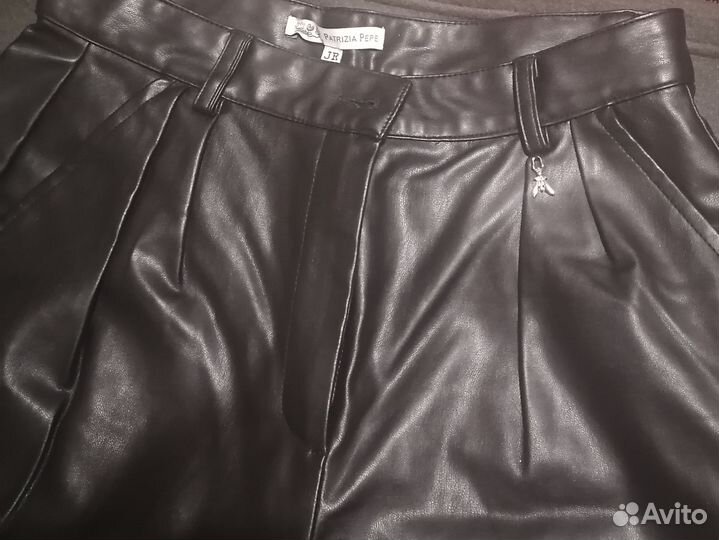 Брюки кожаные