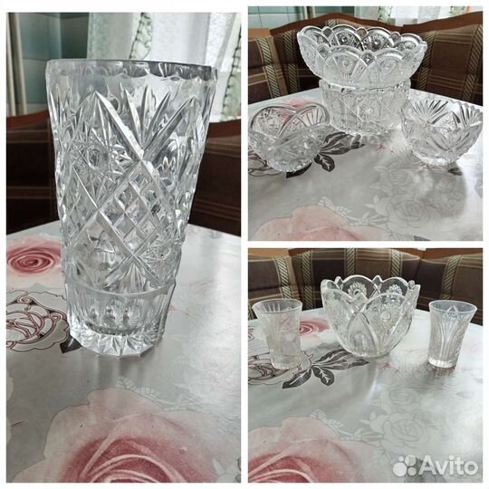 Ваза хрустальная СССР