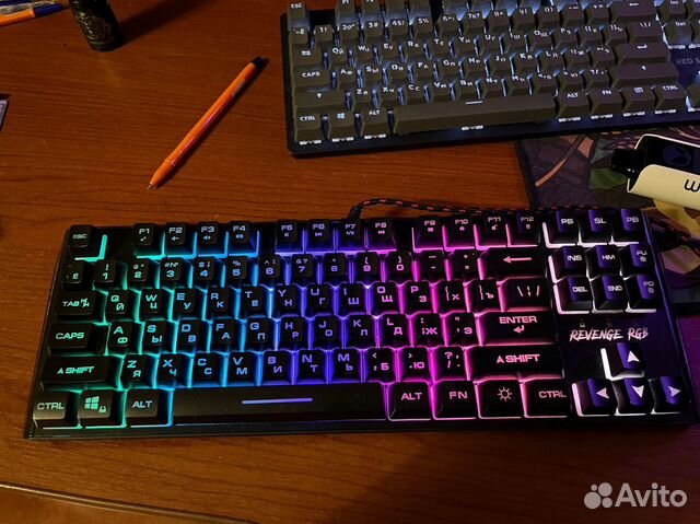 Игровая клавиатура Dexp Revenge RGB купить в Брянске | Электроника | Авито