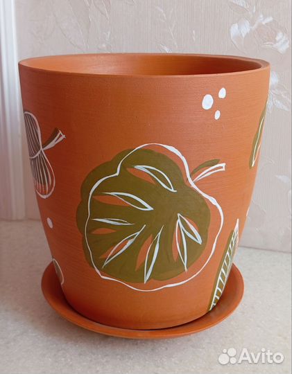 Горшок керамический Тропики, 2,8л
