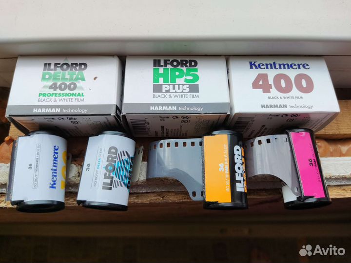 Фотопленка 35мм ч/б