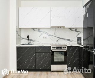 Кухонные гарнитуры в Пластике угловые на заказ 65