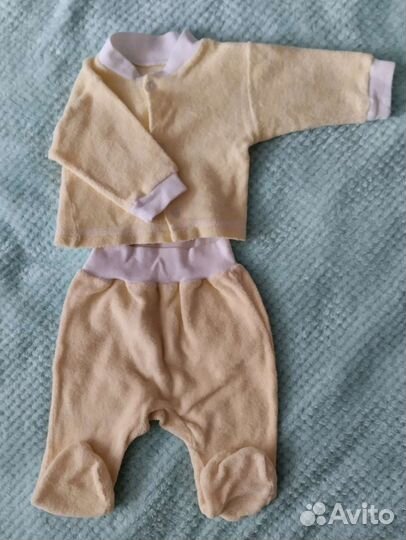 Детские вещи на мальчика 0-2 месяца