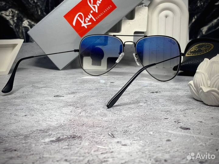 Очки Ray Ban Aviator градиент