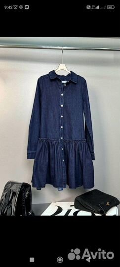 Джинсовое платье